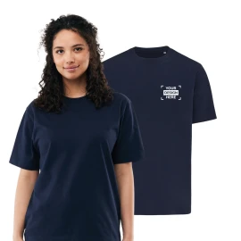IQONIQ T-shirt | Cotton 50% recycled / 50% organic 220 g/m² | Crew neck | Sustainable
