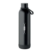 Thermosfles | Gerecycled roestvrij staal en siliconen | 500 ml | 3 W speaker | 500 mAh | Draaghengsel