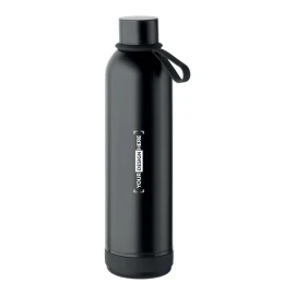 Borraccia thermos | Acciaio inox riciclato e silicone | 500 ml | Speaker 3 W | 500 mAh | Manico per il trasporto