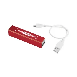 Externer Akku | 2200 mAh | Aluminium-Laser-Logo | Verschiedene Farben