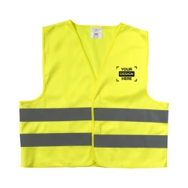 Safety jacket | Polyester 75D | For kids - From XXS to S | Large printarea