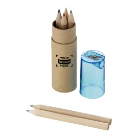 7-teiliges Buntstiftset | Papier | Transparent