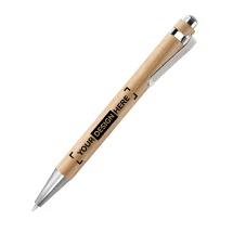 Eco balpen | Bamboe | Metalen clip