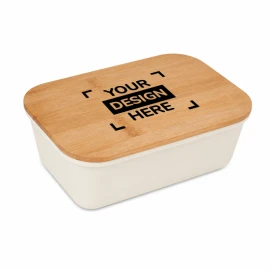 Lunchbox | PP & bamboe deksel | 1L | Stijlvolle uitstraling