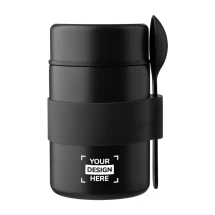 Lunchpot | Roestvrij staal | 460 ml | Inclusief lepel