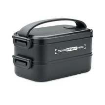 Lunchbox met compartimenten | Gerecycleerd PP | 800ml (2x)