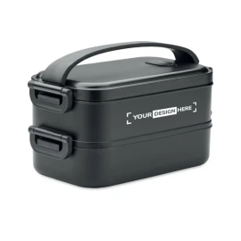 Lunch box with compartiments | Recycled PP | 800ml (2x)