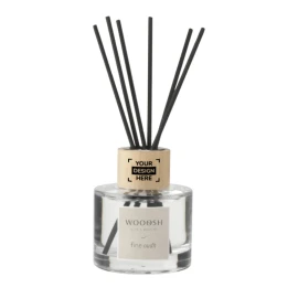 Woosh Duftstäbchen | Glas | 75 ml | Holziger Duft | 6 Mini-Stäbchen