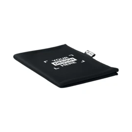 Serviette de sport | RPET | 80x30 cm | Avec pochette en filet | Eco