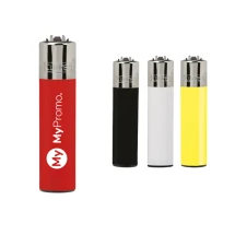 Clipper-Feuerzeug | Klassisch | 6,2 x 1,5 cm | Nachfüllsystem | Taschenformat