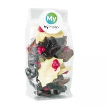 Bag of Christmas chocolates | 100g | Milk, white and dark | Belgian chocolate