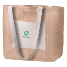 Strandtas | Jute | 48×35×15cm | Voorvak