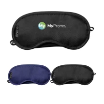 Slaapmasker | Gerecycled polyester | 18,5x9 cm | In RPET trekkoordzakje