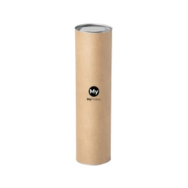 Cylindrical box | Cardboard | Metal lid | 330x99 mm | Sustainable