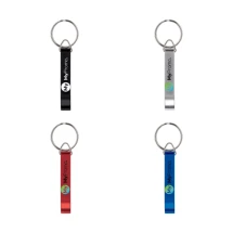 Sleutelhanger met flesopener | Aluminium | Praktisch