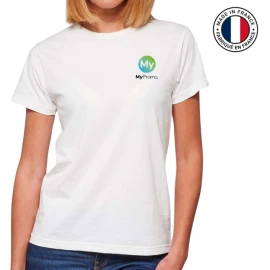 Classic women's T-shirt | Organic cotton 140g/m² | Made in France