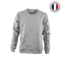 Rundhals-Sweatshirt | Bio-Baumwolle 360g/m² & Polyester | Hergestellt in Frankreich