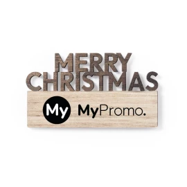 Merry Christmas magnet | Wood | 6.1 x 4.3 x cm | Made in Europe