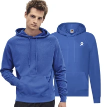 Sweat à capuche | Coton & polyester 240 g/m² | Manches raglan | Poche kangourou | Poignets et taille côtelés avec LYCRA®