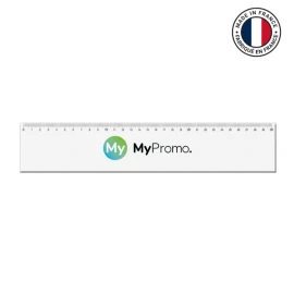 Flexible ruler | Soft PVC | Max 21 x 4 cm | Custom-made | Made in France