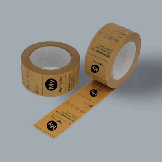 Ecotape | Siliconen- en plasticvrij papier | Breedte 50 mm | Lengte 50 m | Bruin