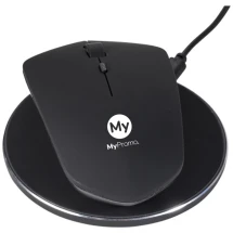 Draadloze Oplaad Muis | ABS en rubber | 10W | Kabel van 30 cm