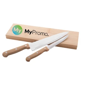Bamboo knife set Sanjo