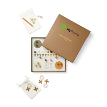 Game set | Wood | The Yacht game, Ludo and Tic-Tac-Toe