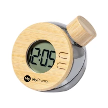 Horloge de table | Bambou | Fonctionne à l'eau