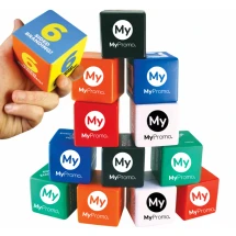 Stresskubus | PU-schuim | 6,3cm | Stressverlichter