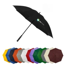 Impliva Golfschirm | Glasfaserrahmen & Polyester | Ø125cm | Manuell | Winddicht