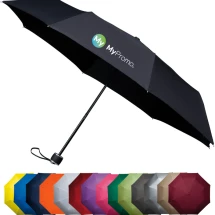 Parapluie pliant Impliva | Longes baleines en fibre de verre et polyester pongee | Ø100cm | Manuel | Coupe-vent