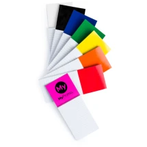 Gekleurde koelkastmagneet | 40 vellen notitieblok | 60 x 148 mm