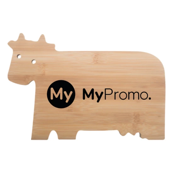 Cutting board | Bamboo | Cow shaped | Natural