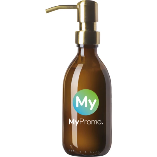 Hand lotion dispenser | Glass | 250ml | Bamboo fragrance | Made in the Netherlands | amber heather