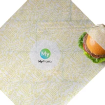 Lebensmittelverpackung | Fettdichtes Papier | 50x33,5 cm | Biologisch abbaubar