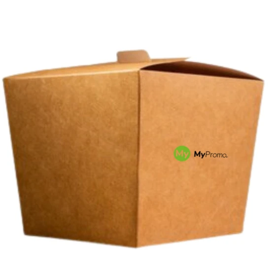 Takeaway box | Kraft | 750ml | Suitable for microwave use | Brown
