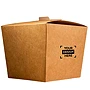 Caja para llevar | Kraft | 750 ml | Apto para uso en microondas