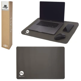 Grand tapis de bureau | 60cmx40cmx1.7mm | Cuir plastique