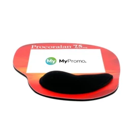 Ergonomic mouse pad | PP & latex | 23,8x21,5mm | Insertion window