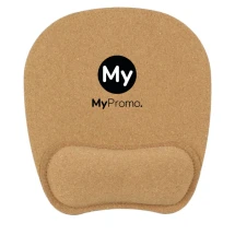 Muismat | Kurk | 21,6x20x2,4 cm | Ergonomisch