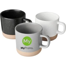 Mok | Keramisch | 360 ml | Ongeglazuurde bodem | Stijlvol patroon