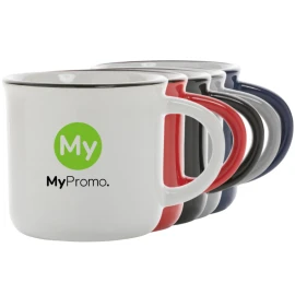 Mug | Ceramic | 280 ml | Curved handle | Vintage