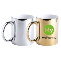 Mok | Keramisch | 350ml | Zilver & goud