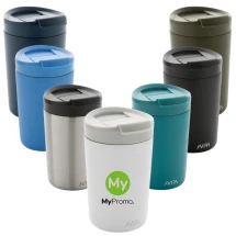 Avira Thermobecher | Recyceltes PP | 300ml | Hält warm bis zu 6h und kalt bis zu 8h