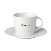 Cappuccinotasse & Untertasse | Porzellan | 160ml | Keramiktransferdruck