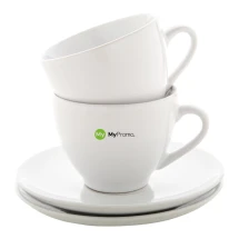 Cappuccino cup set | Ceramic | 150ml | 2 pcs & cups and saucers