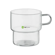 Mug | High borosilicate glass | 300ml | Stackable