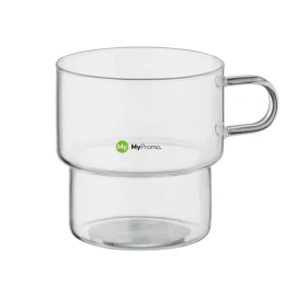 Taza | Vidrio de borosilicato alto | 300ml | Apilable