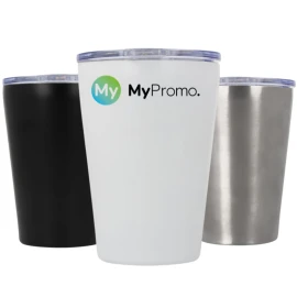 Tazza termica | Acciaio inossidabile riciclato e ceramica | 300ml | Coperchio trasparente
